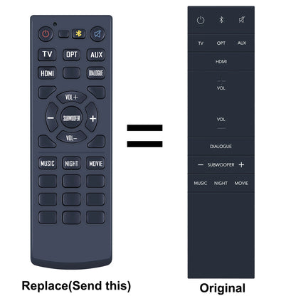 Replace Remote Control For Definitive Technology Studio 3D Mini Sound Bar