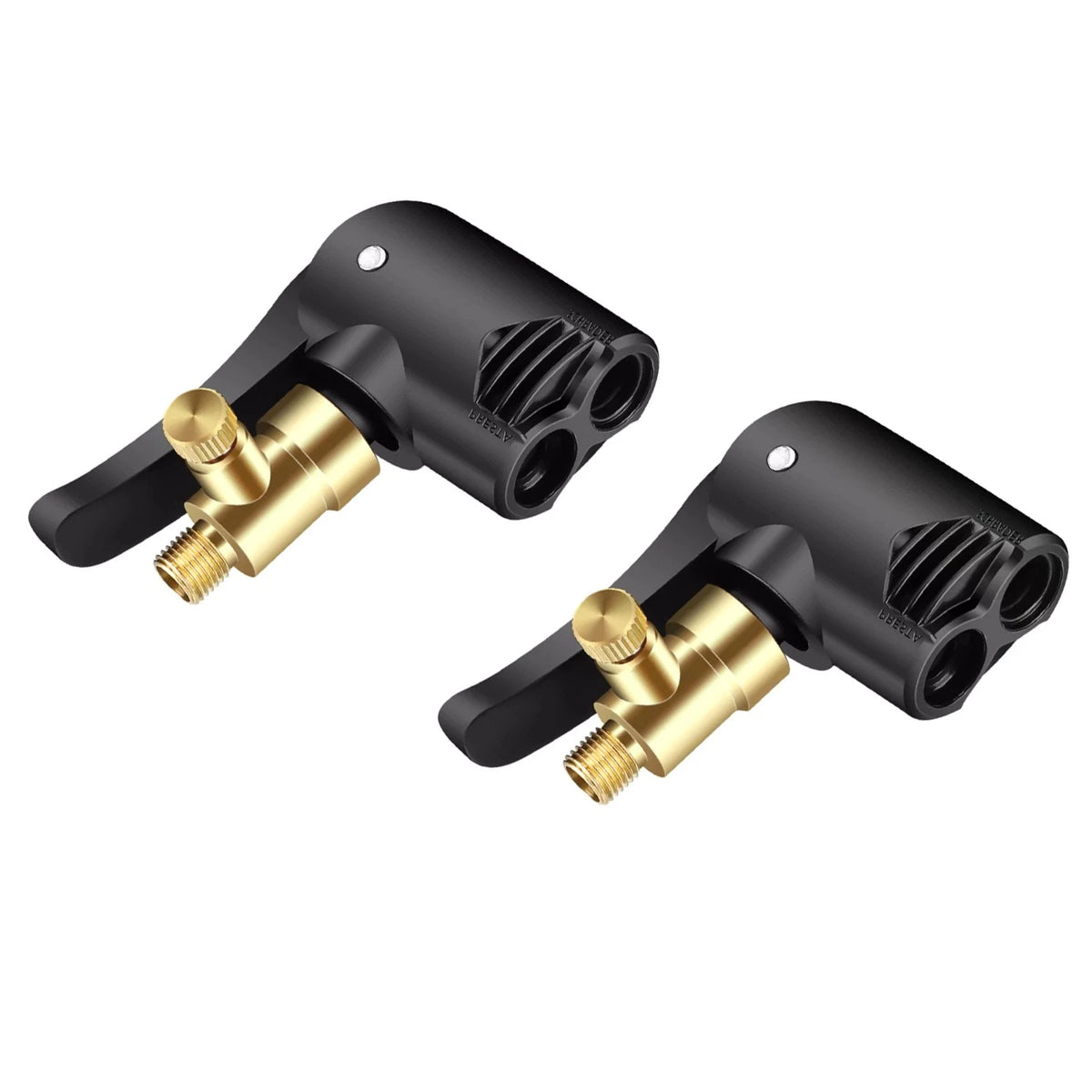 2PCS 2-in-1 Dual Head 7.8mm Male Thread Deflateable Air Chuck Accessories Tool