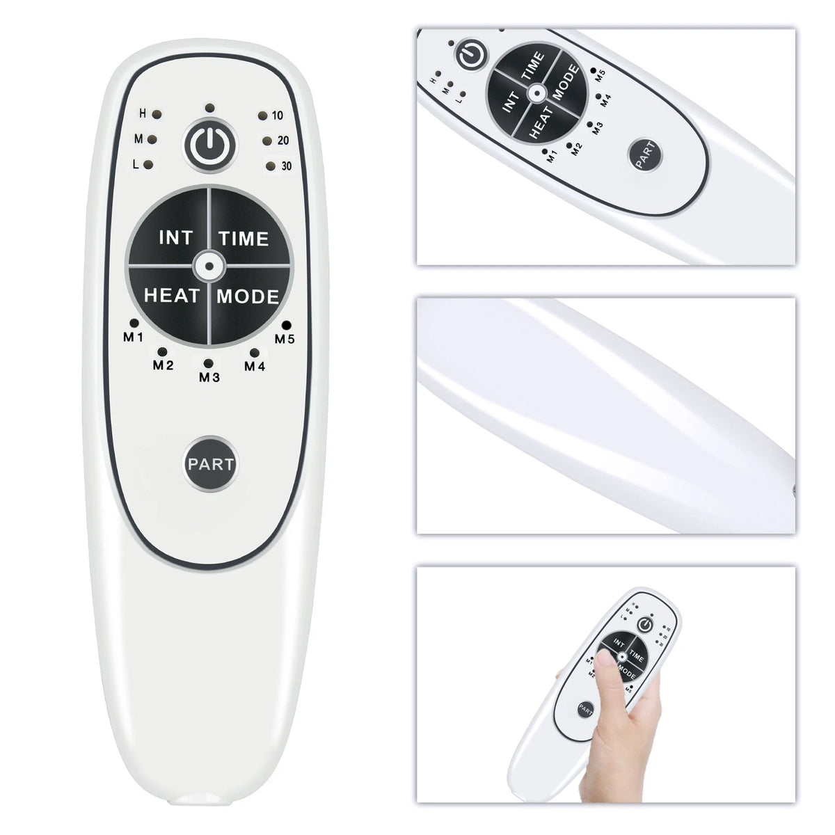 8-pin Female Plug DN-34C 6 Button Heat & Vibration Remote Controller