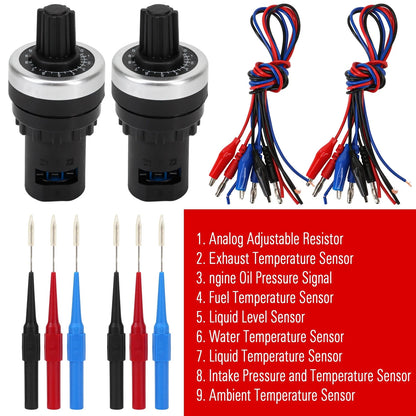 2PCS Analog Sensor Tester Automotive Simulator – Vehicle...