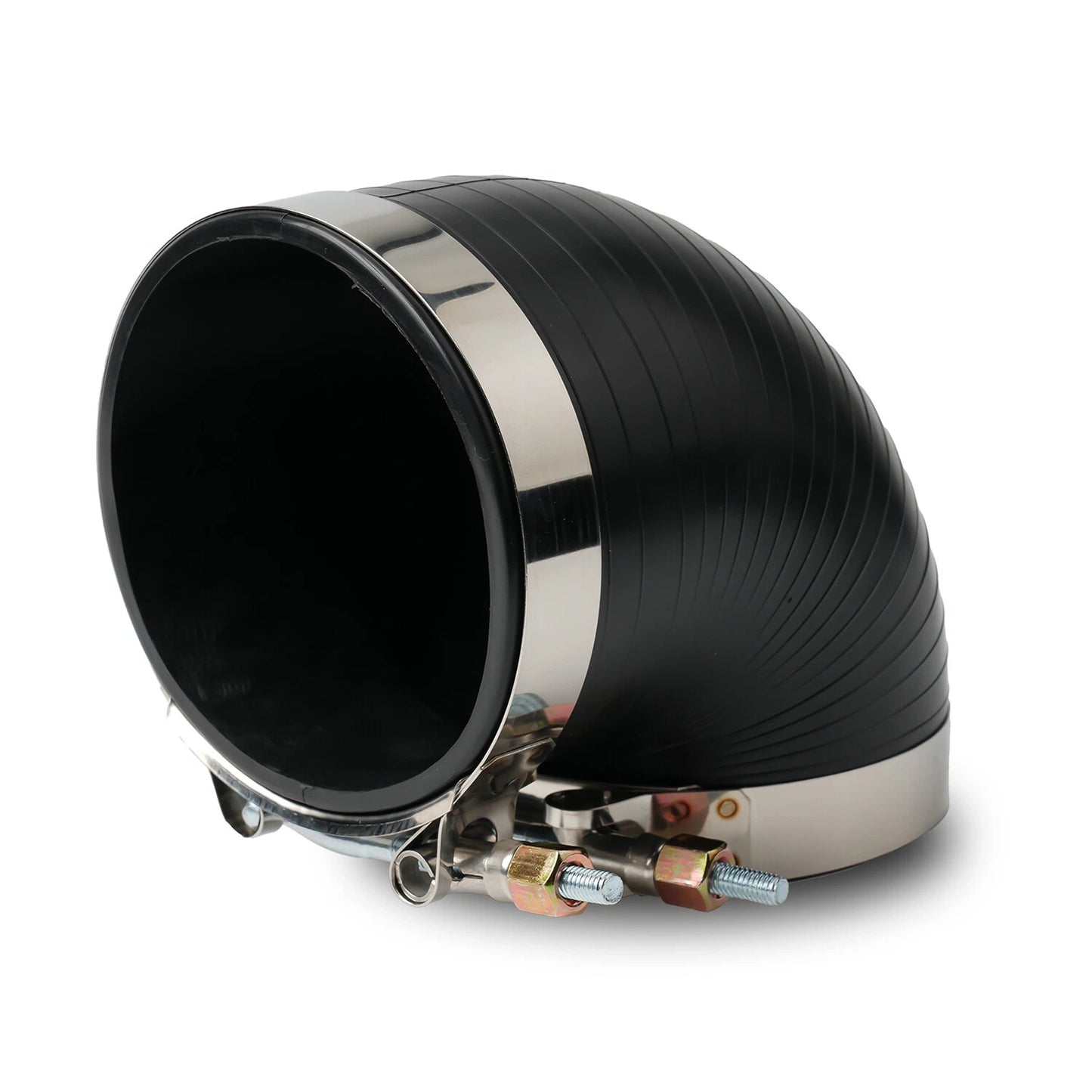 Performance 9781 Black 90 Degree Coupler Boot For 4 Inch Diameter Intake Tubes