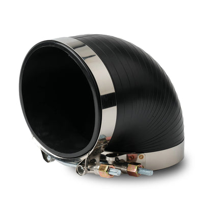 Performance 9781 Black 90 Degree Coupler Boot For 4 Inch Diameter Intake Tubes