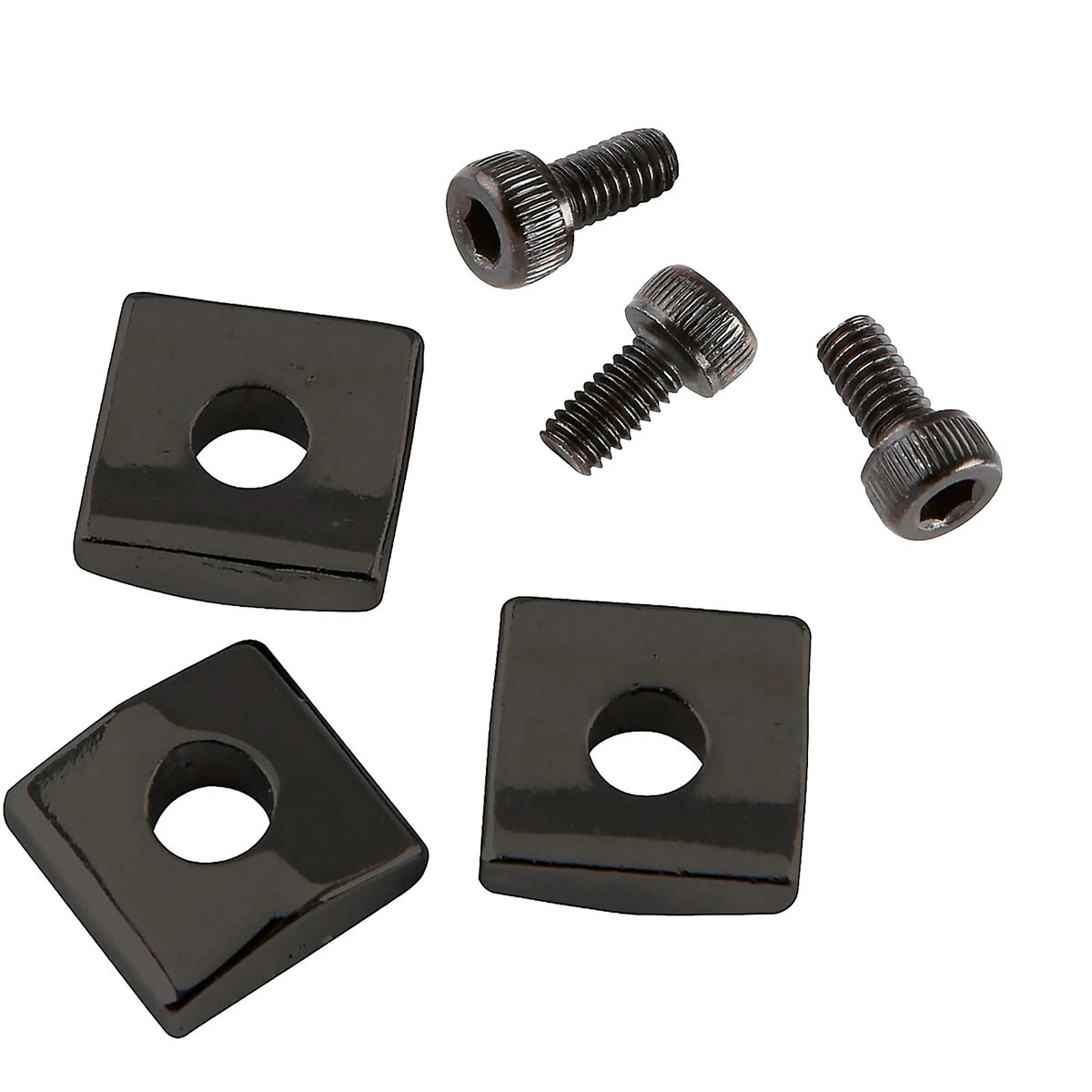 3X Electric Guitar Locking Nut Block Clamp &Screws Black For Floyd Rose tremolo,