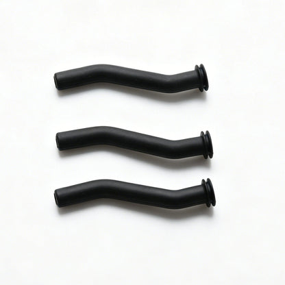 For John Deere 3 Pack 793147 Fuel Pump Vacuum Hose Replacement Black Rubber