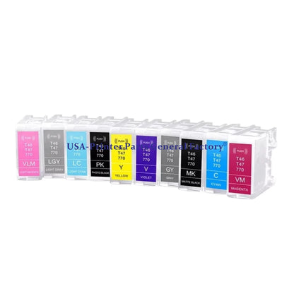 T47A1-T47A9 10Colors 60ML Refill Ink Cartridges no chip For P700 P708 P900 P908