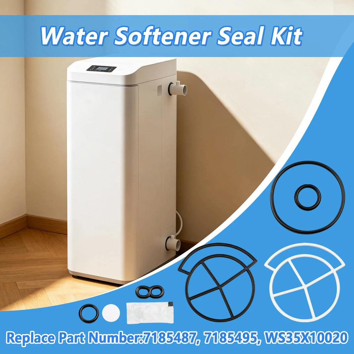 7185487 Water Softener Seal Kit Black