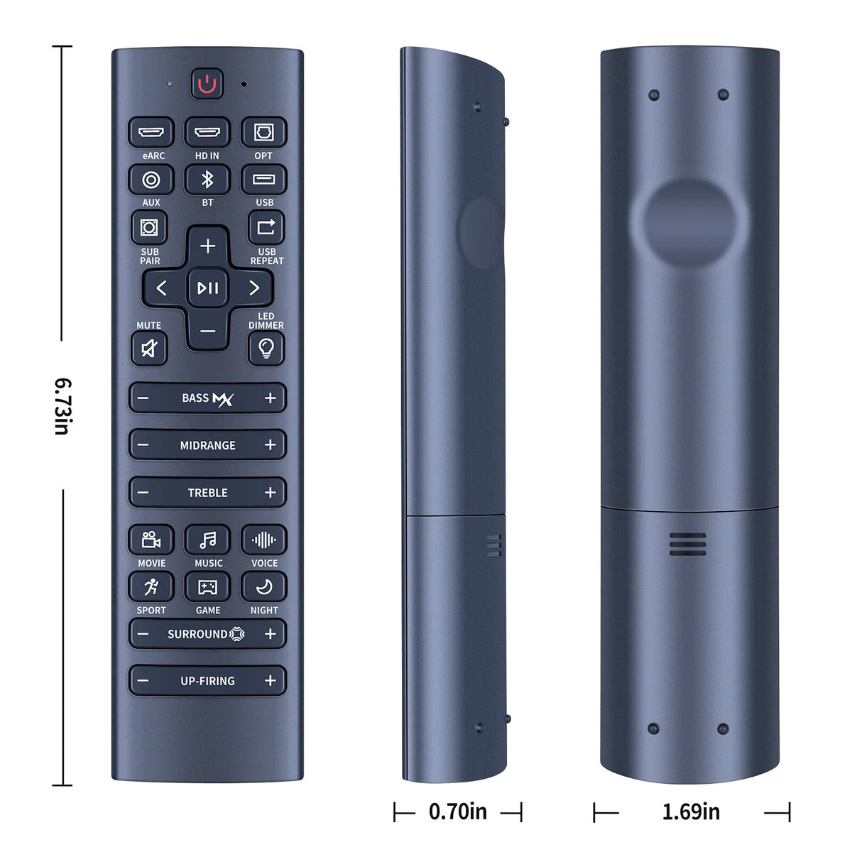 Generic Replacement For Ultimea Nova S90 Soundbar Remote Control