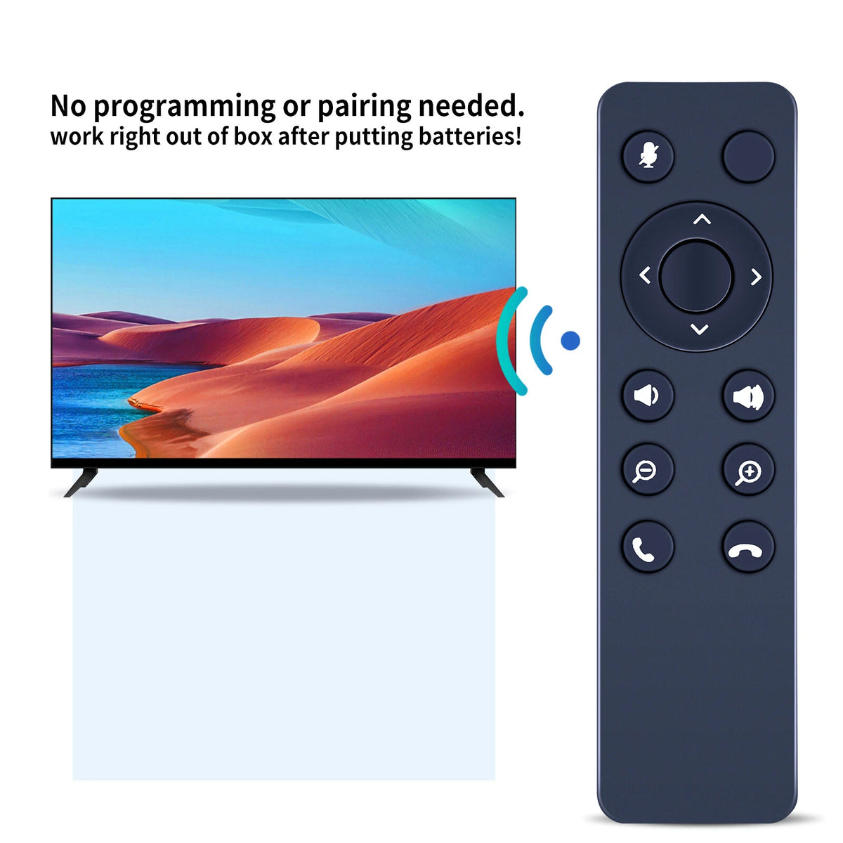 Replacement Remote Control For Logitech CC2000e ConferenceCam Connect