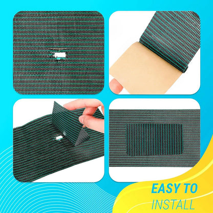 Pool Cover Patch Repair Kit, 3 Pack 12 x 8 Inch, Green 12 x 8,
