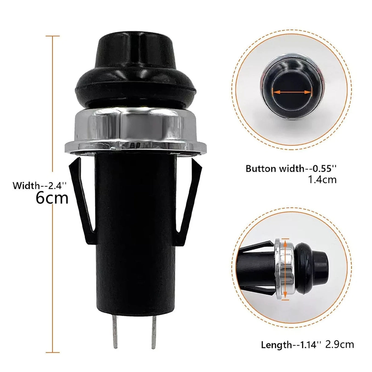 2Pcs Replacement Light Igniter Switch 70189 For Weber Spirit Series Gas Grills