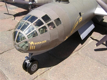 1/47 Unassembled B-29 Super Fortress Bomber Paper Aircraft Model Handmade Model
