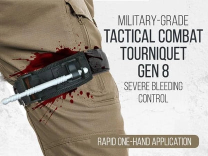 Pakcan Military-Grade Tactical Combat Tourniquet - Severe Bleeding Control...