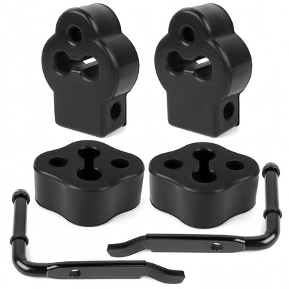6PCS Rubber Isolators & Support Brackets for Lincoln Town Car 2003-2011,2003-04