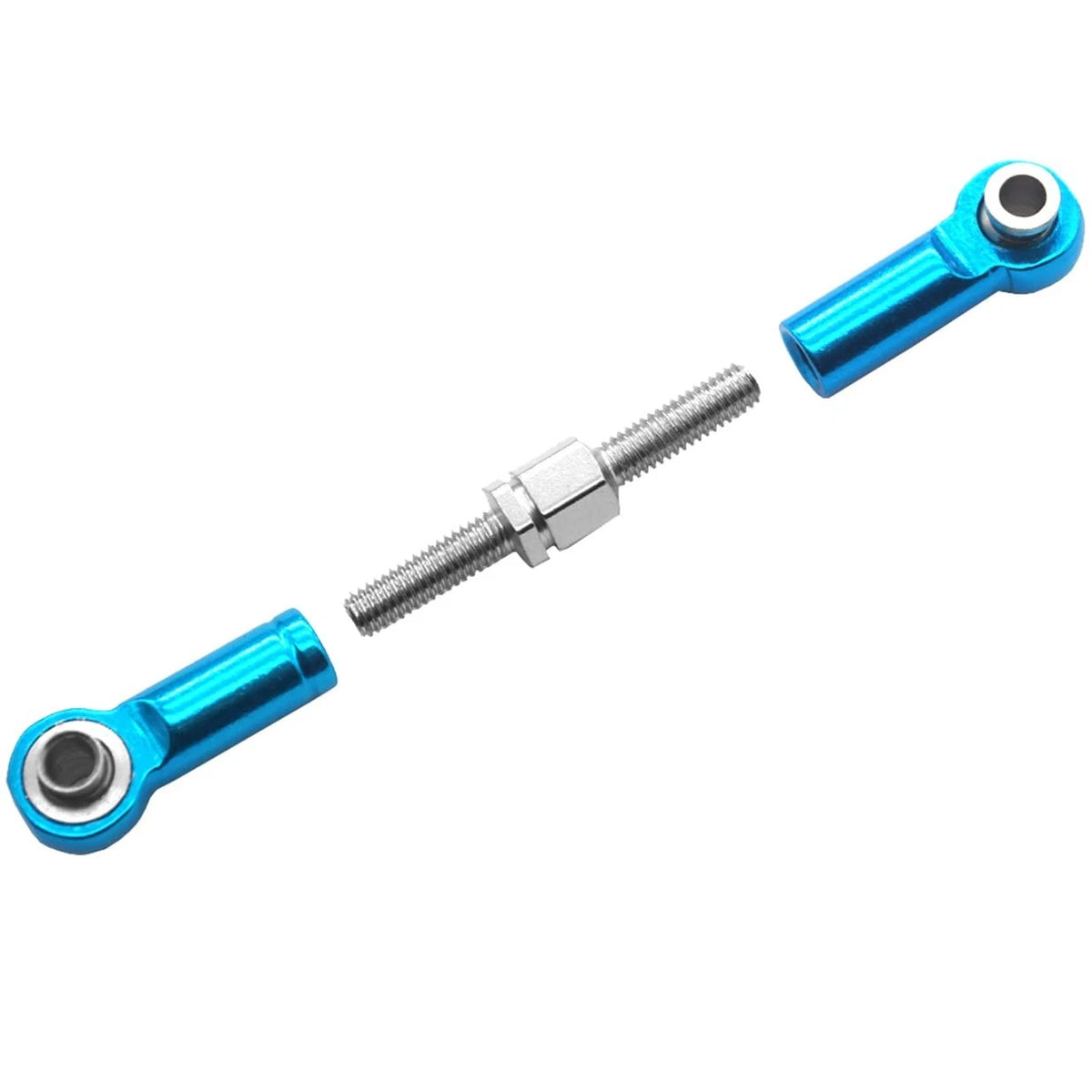 ShareGoo 9Pcs Metal Pull Rod Steering Servo Link Linkages Swing Arm Tie 1/12
