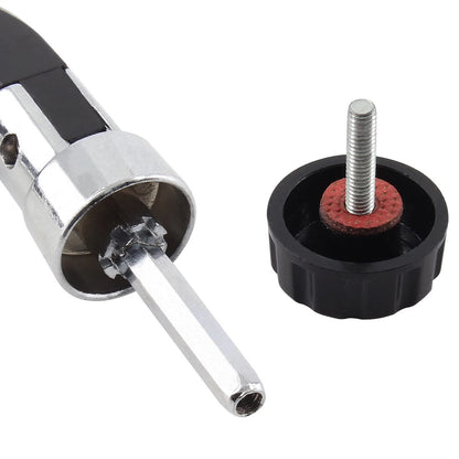 Jiozermi 2 Pcs Fishing Reel Power Handle, Rotary Small, Black
