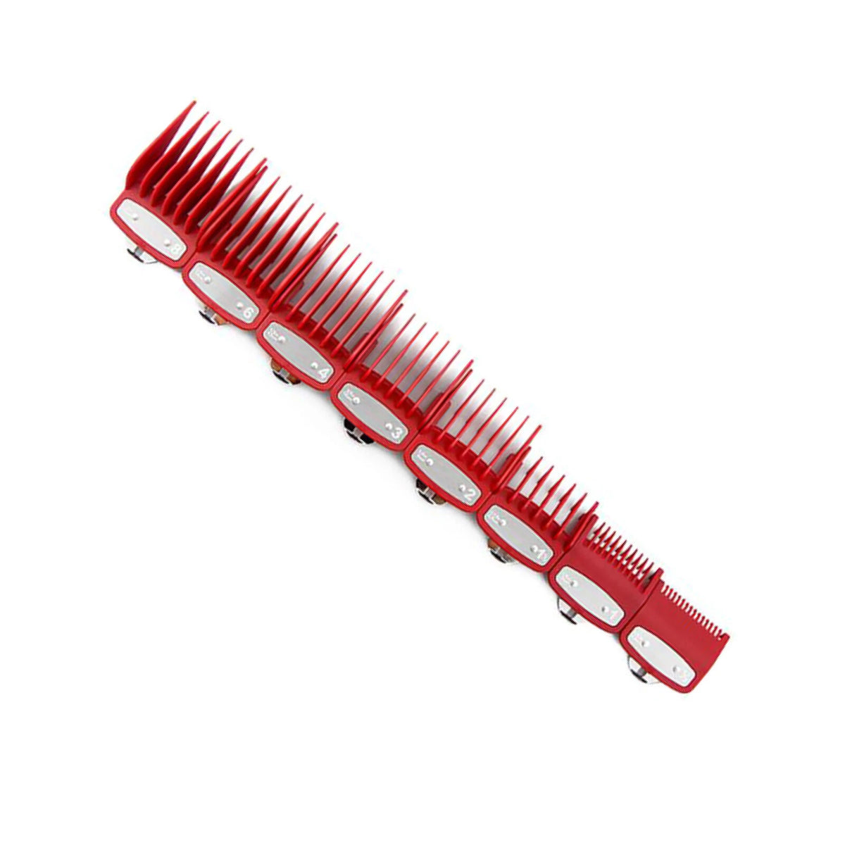 8PCS Hair Clipper Cutting Guide Combs W/ Metal Clip Replacement Tools For WAHL
