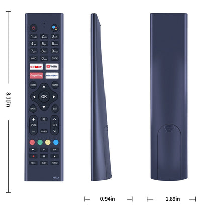 Voice Remote Control For Soniq ENGAL ENGEL KONIC G42FW60A G43FW60A QT7A