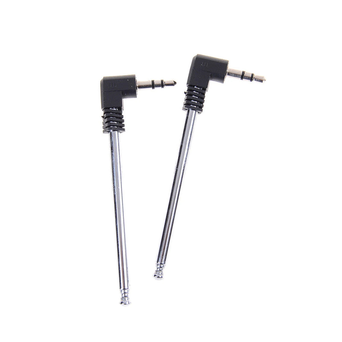 2PCS  3.5mm FM Radio Telescopic Antenna for Mobile Phone Radio Speaker