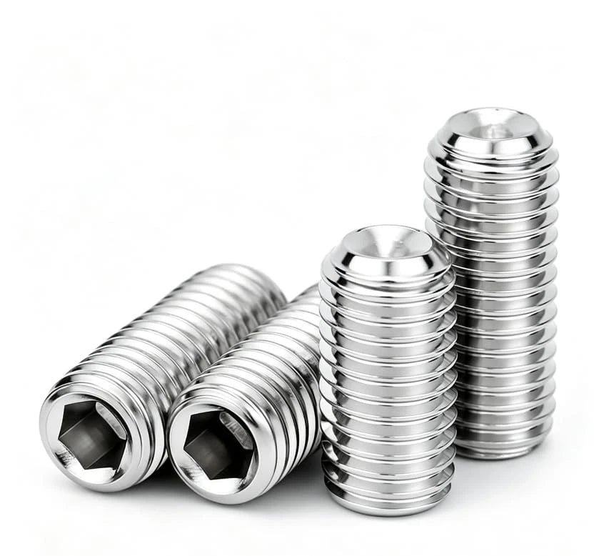 M5x8mm Set Screws,60Pcs Allen Head Screws with Hex Wrench M5-0.8x8mm(60Pcs)