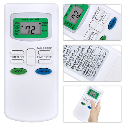 Remote Control For Carrier Air-V RV Air Conditioners 12-50095-00 12-50074-00