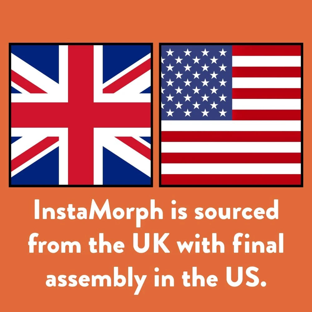 InstaMorph Reusable Moldable Plastic | Thermoplastic Beads, 3oz White