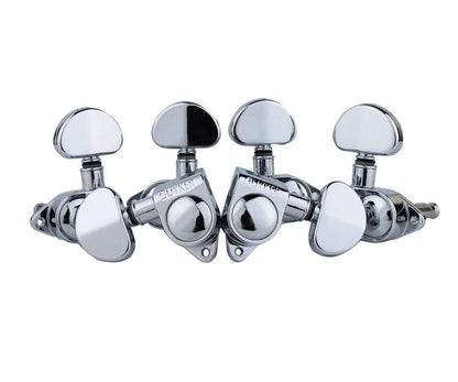 Guyker Guitar Machine Heads (3L + 3R Handed) – 1:21 Sealed Tuners Chrome