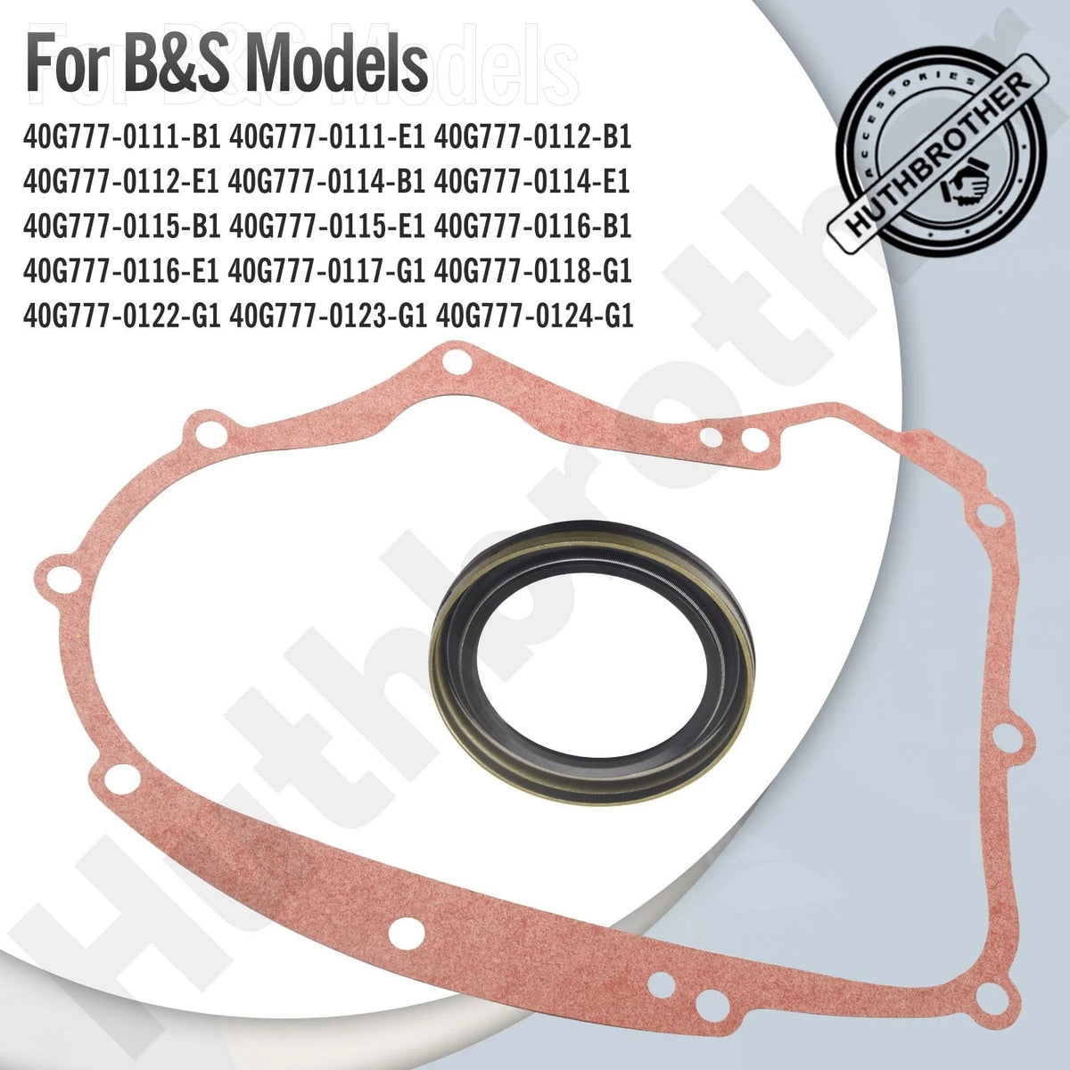 2 Pcs 594195 Crankcase Gasket & 795387 Oil Seal Accessories Compatible with...