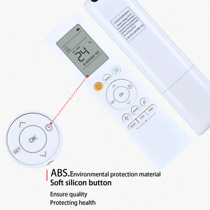 RG10A(B2S)/BGEF Remote Control For Midea/Carrier/System Air Conditioner