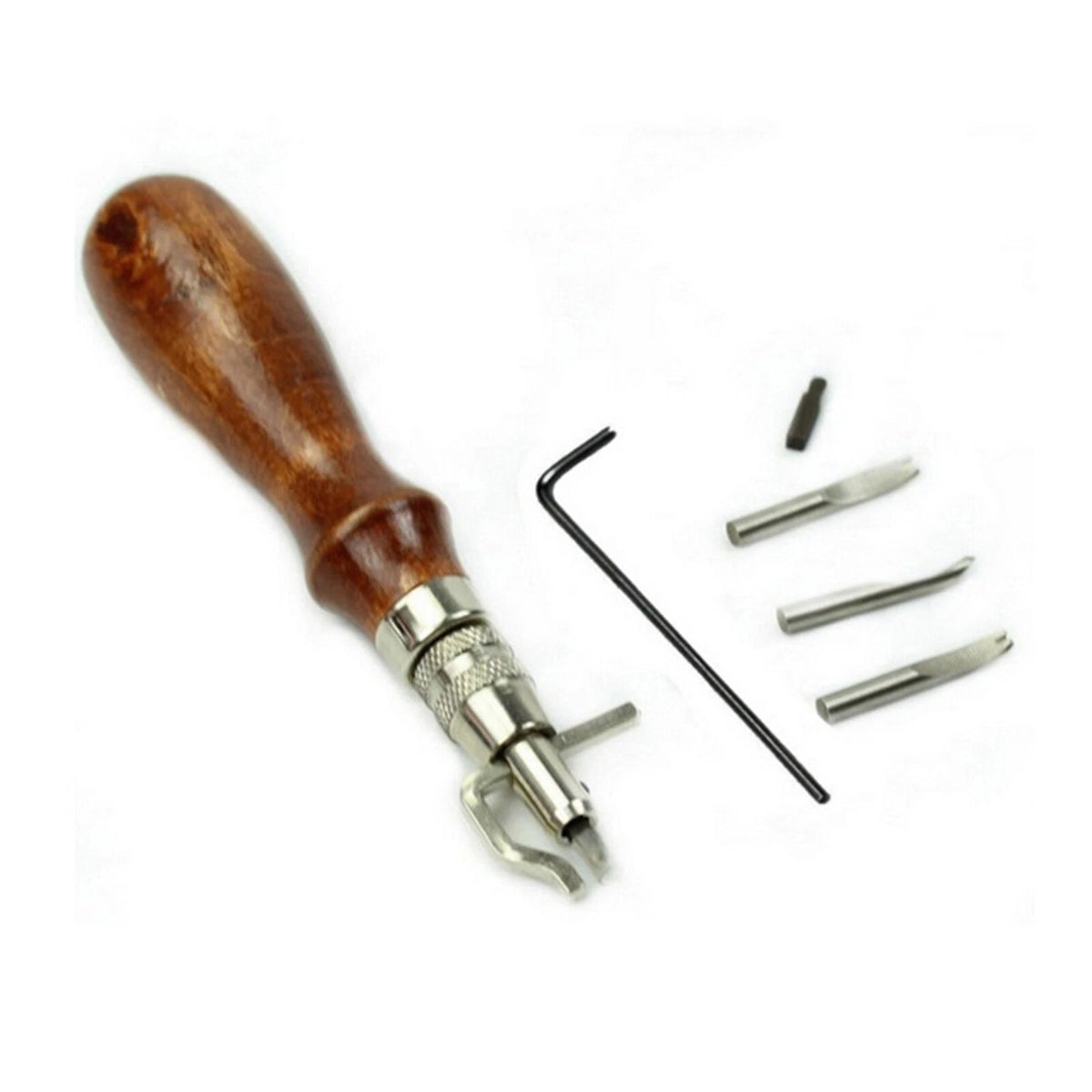 DIY Leathercraft Stitching Groover Skiving Edger Beveler Leather Working Tools E