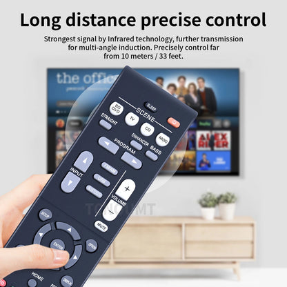 RAV532 ZP35480 Remote Control For Yamaha AV Receiver RX-V379 RX-V383 RX-V383BL