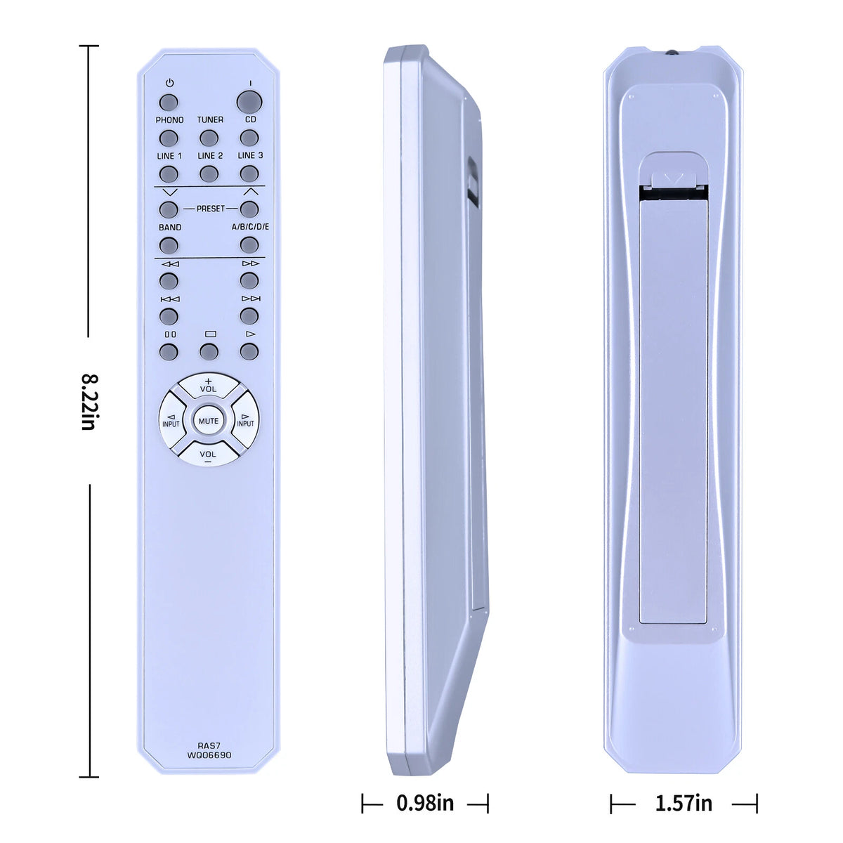 RAS7 WQ06690 Remote Control For Yamaha A-S700 Stereo integrated Amplifier