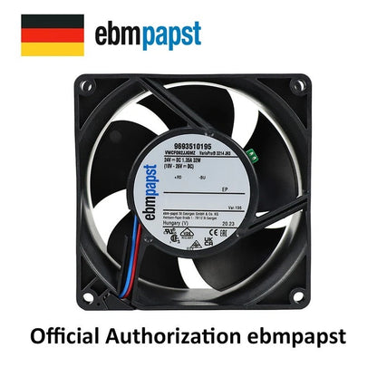 3214JH3 DC 24V Ebmpapst Fan 1.35A 32W 92*92*38MM 2wires Inverter Axial Fans