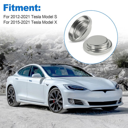 2PCS LDU Rotor Coolant Delete Caps Fix Axle Seal Leak For Tesla Model S/X 12-21