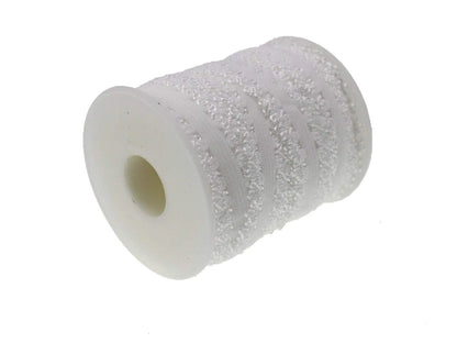 One Roll 16 Yards 3/4'' Picot Edge Stretch Lace, Frilly Edges 2cm, White