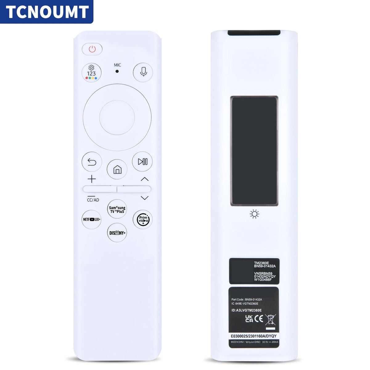 For Samsung BN59-01432A / BN5901432A Solar Smart TV Remote Control
