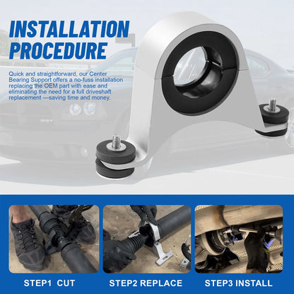 Driveshaft Center Bearing Support Carrier Upgrade for 2005-2014 Dodge Charger