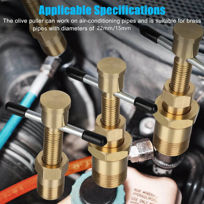 Brass Pipe Olive Fitting Thread Remover Ferrule Sleeve Puller Tool Brass