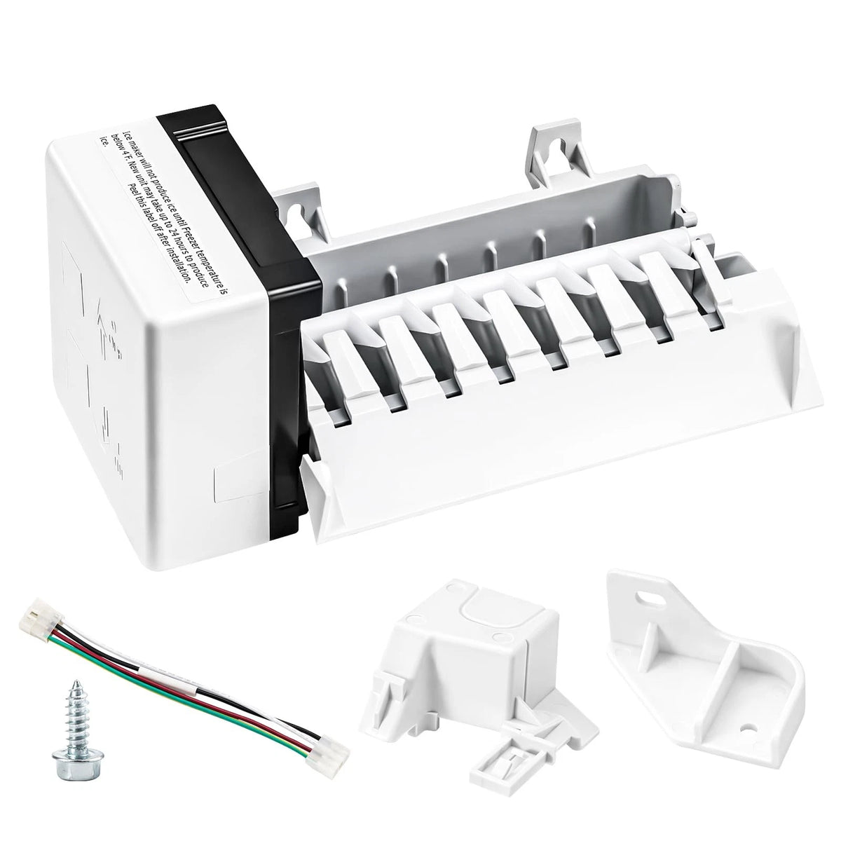 Nurfosttek 2198597 Ice Maker, 185W 115V 60Hz, Fit for Whirlpool, Maytag