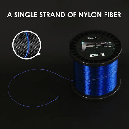 ThornsLine Force Monofilament Fishing Line - 0.60mm/50lb/300yd, ICE Clear