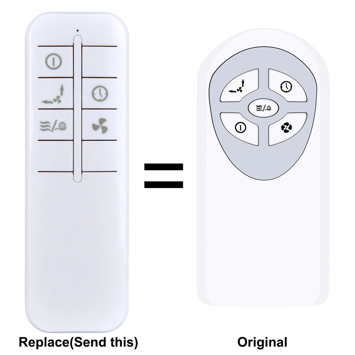 Replacement Remote Control For Holmes Blizzard Fan HAPF624R HAPF624R-UC