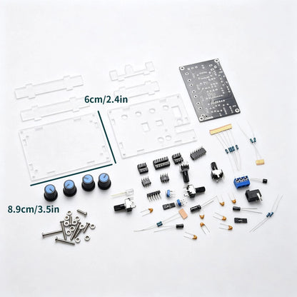 12V~15V FR4 + Acrylic 5Hz~400KHz Frequency Range Signal Generator DIY Board Kit