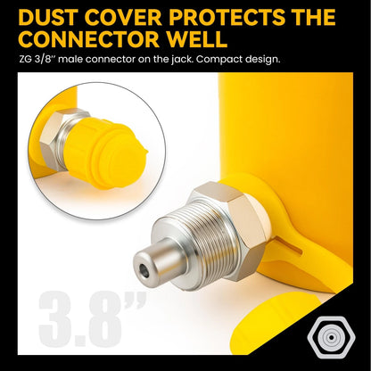 TRY 20 ton Hydraulic Ram Jack Cylinder and CP-180 Hand yellow