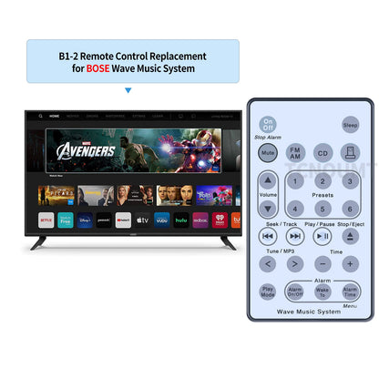 For Bose Wave Music System Remote Control AWRCC1 AWRCC2 AWRCC3 AWRCC4 AWRCC5