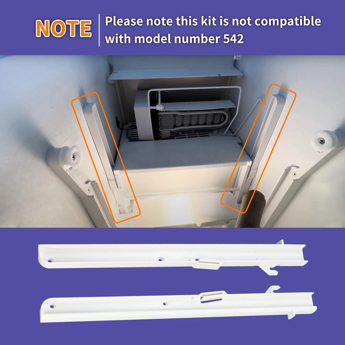 Vanshly 1 Pair Replacement Kit for Subzero Ice Left 7014649 And Right 7014661
