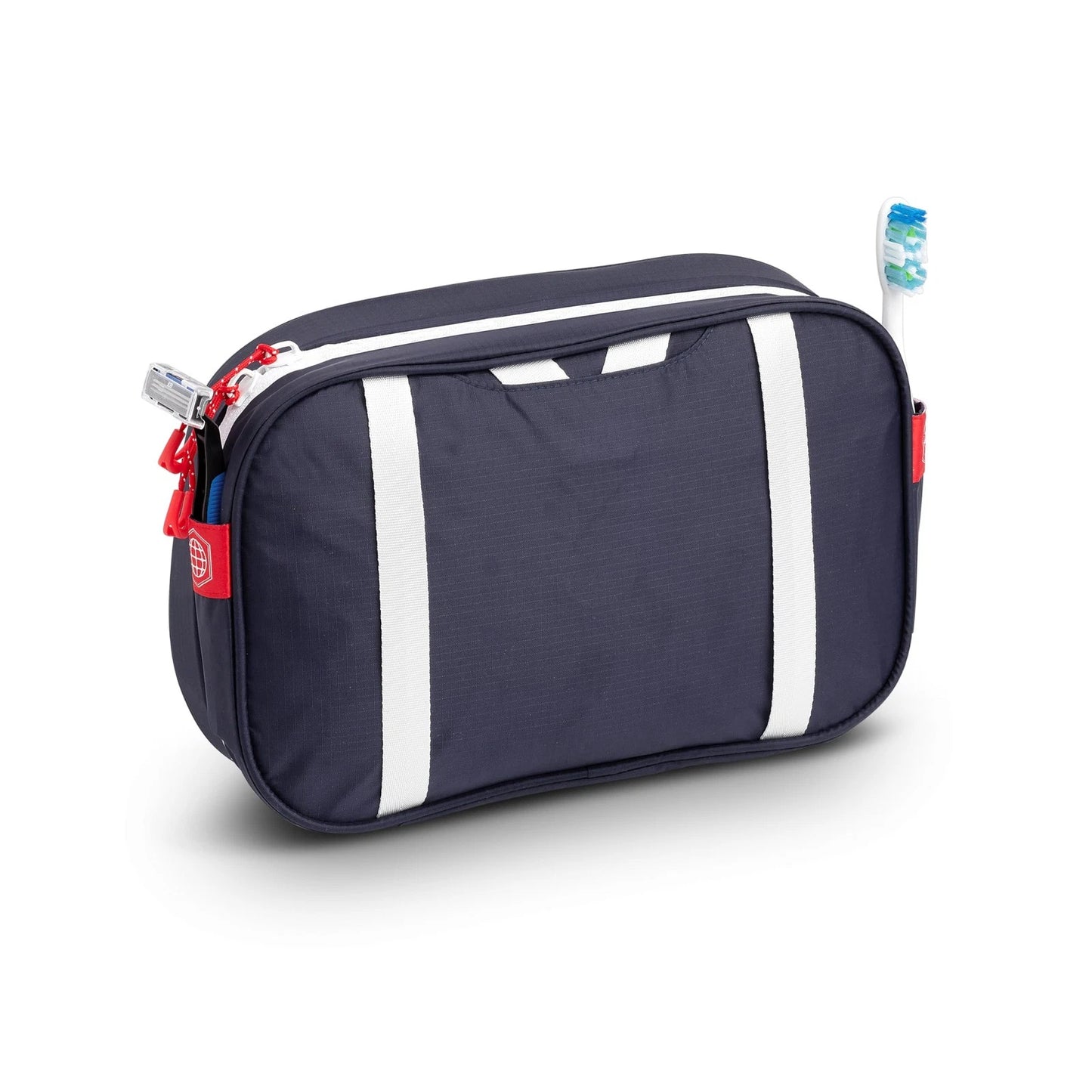 Toiletry Bag Kit Set: Hanging Travel 10 inches x 7 x 1-3 inches, Navy