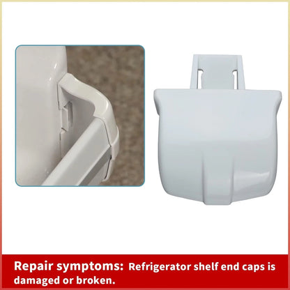 WR2X8345 Refrigerator Door Shelf Retainer Bar Support End Cap Replacement...