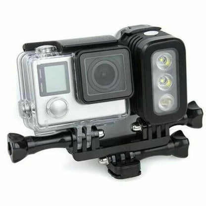 30M Waterproof Diving LED Surfing Light Lamp For GoPro Hero 10/8/9/7/6/5 Camera