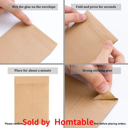 200 Pack Small Coin Envelopes Self-Adhesive 2.25 x 3.5 inches, Light Brown