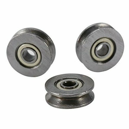 10Pcs V623ZZ Groove Guide Pulley Rail Ball Bearings For Linear Motion System