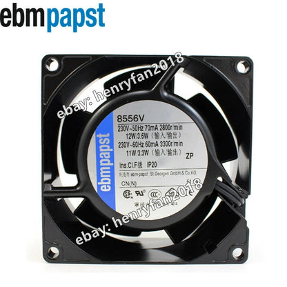 Ebm-papst 8556V Axial Fan 230VAC 12/11W 2800RPM 80*80*38mm All-Metal Cooling Fan